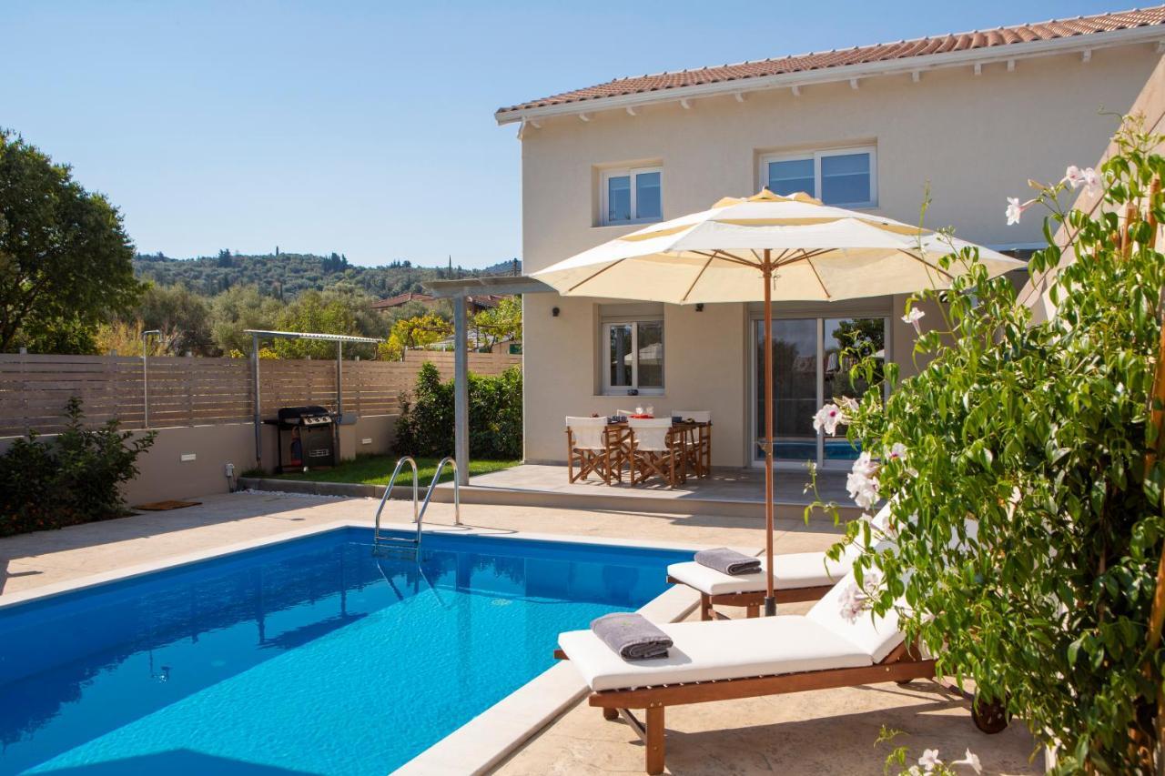 Grappolo Lefkada Villas - Villa Vertzami Just 2 Km From Lefkada Town Apolpaina Eksteriør bilde