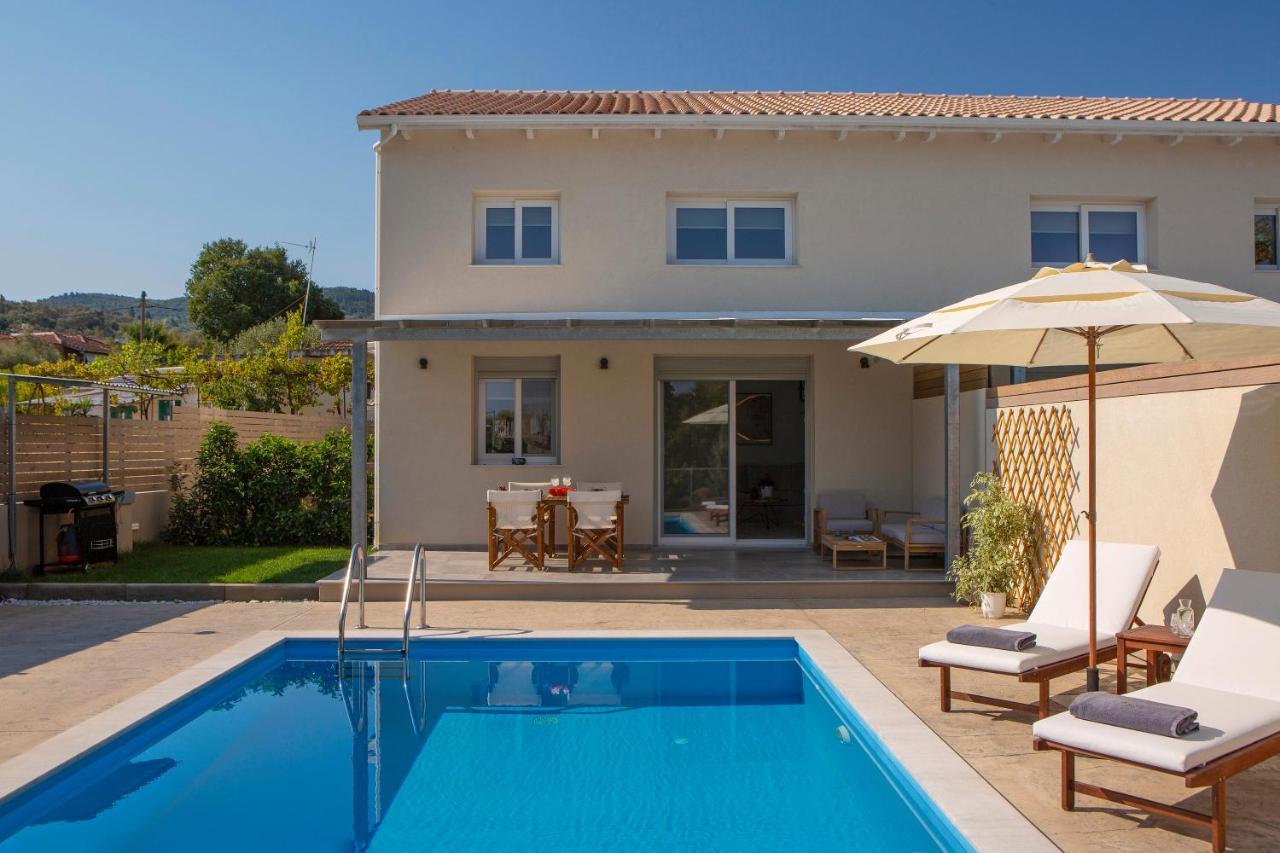 Grappolo Lefkada Villas - Villa Vertzami Just 2 Km From Lefkada Town Apolpaina Eksteriør bilde
